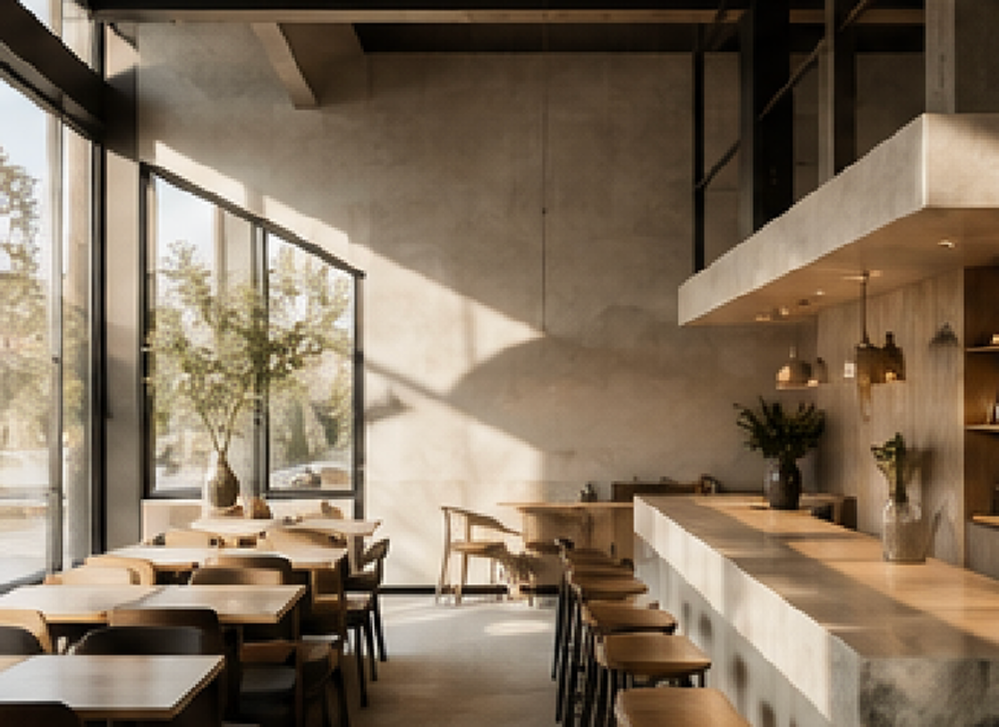 Modern hospitality interior