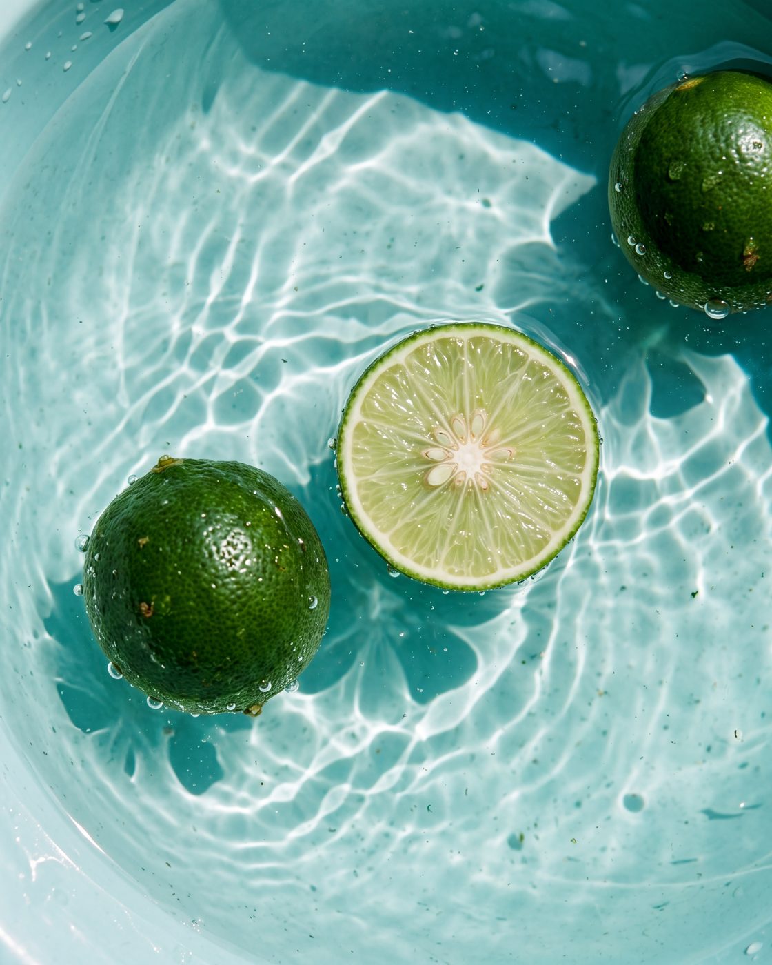 Thai limes in water